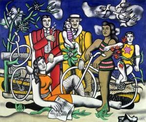 Les loisirs, hommage à Jacques-Louis David (Fernand Léger) - Muzeo.com