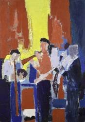 Les musiciens, souvenir de Sidney Bechet (Nicolas de Staël) - Muzeo.com