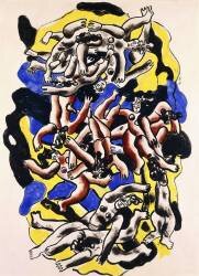 Les nageurs (Fernand Léger) - Muzeo.com