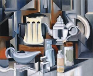 Nature morte avec théières (Catherine Abel) - Muzeo.com