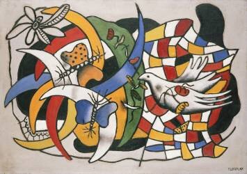 Oiseaux et papillons (Fernand Léger) - Muzeo.com
