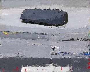 Paysage avec nuages blancs (Nicolas de Staël) - Muzeo.com