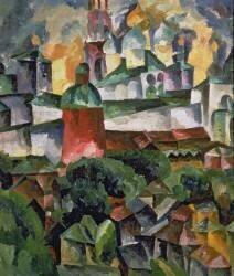Paysage près de Troize-Sergiev (Aristarkh Lentulov) - Muzeo.com