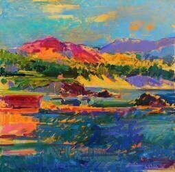 Pebble Beach towards Carmel (Peter Graham) - Muzeo.com