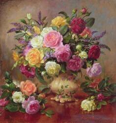 Roses d'un jardin victorien (Albert Williams) - Muzeo.com