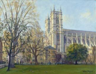 Westminster Abbey from Dean's Yard (Julian Barrow) - Muzeo.com