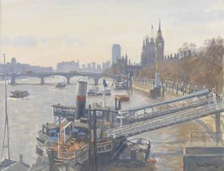 Westminster from Hungerford Bridge (Julian Barrow) - Muzeo.com