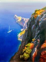 Yacht bleu (William Ireland) - Muzeo.com