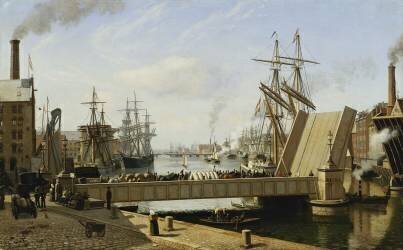 A View of Copenhagen with the Knippelsbro (Carl Rasmussen) - Muzeo.com