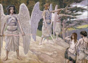Adam et Eve chassés du paradis (James Tissot) - Muzeo.com