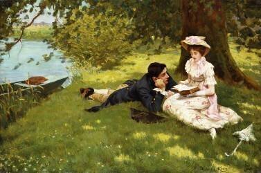Afternoon Pastimes (Edward R. King) - Muzeo.com
