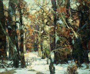 Les allées de la forêt (John Fabian Carlson) - Muzeo.com