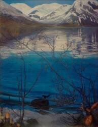 Ambiance de mars à Jølstravatnet (Nikolai Astrup) - Muzeo.com