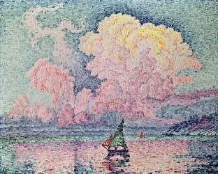 Antibes, le Nuage Rose (Paul Signac) - Muzeo.com