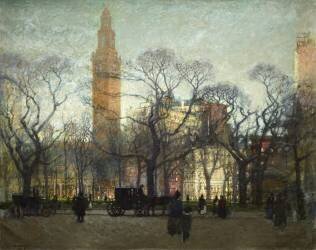 Après-midi au Madison Square (Paul Cornoyer) - Muzeo.com