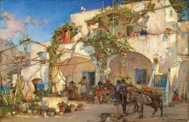 À la taverne (Constantin Alexandrovich...) - Muzeo.com