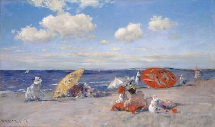 Au bord de la mer (William Merritt Chase) - Muzeo.com