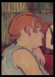 Au Salon de la rue des Moulins (Henri de Toulouse-Lautrec) - Muzeo.com