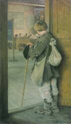 Au seuil de l'école (Nikolai Petrovich...) - Muzeo.com