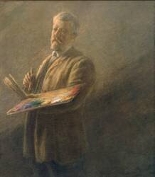 Autoportrait (Gaetano Previati) - Muzeo.com