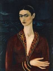 Autoportrait en robe de velour (Frida Kahlo) - Muzeo.com