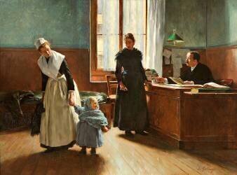 Aux Enfants-Assistés : L'abandon (Edouard Gelhay) - Muzeo.com