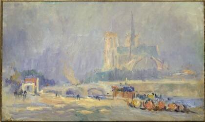 Aux quais de Paris (Albert Lebourg) - Muzeo.com