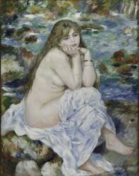Baigneuse assise (Auguste Renoir) - Muzeo.com