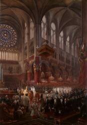 Baptême de Son Altesse Royale de Monseigneur le comte de Paris (le 2 mai 1841) (Eugène Viollet-Le-Duc) - Muzeo.com