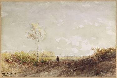 Barbizon matin de printemps (Félix Ziem) - Muzeo.com