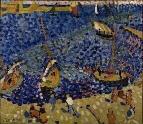 Bateaux à Collioure (André Derain) - Muzeo.com