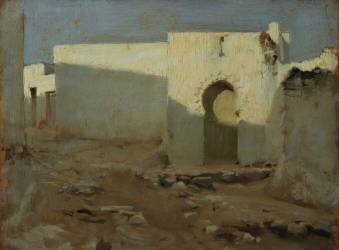Bâtiments mauresques à la lumière du soleil (John Singer Sargent) - Muzeo.com