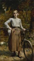 Bicyclette au Vésinet (Léon François Comerre) - Muzeo.com