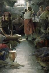 Blanchisseuses (Abram Efimovich Arkhipov) - Muzeo.com