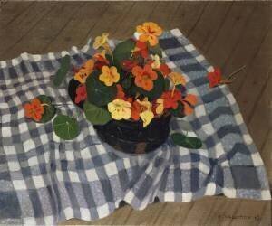 Bol de capucines (Félix Vallotton) - Muzeo.com