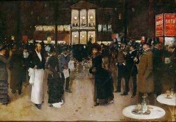 Boulevard parisien (Jean Béraud) - Muzeo.com