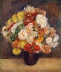Bouquet de chrysanthèmes (Auguste Renoir) - Muzeo.com