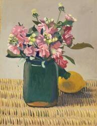Bouquet de Fleurs et Citron (Félix Vallotton) - Muzeo.com