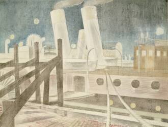 Brighton Queen de nuit (Eric Ravilious) - Muzeo.com
