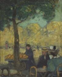 Café de la rivière (James Wilson Morrice) - Muzeo.com