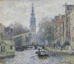Canal à Amsterdam (Claude Monet) - Muzeo.com