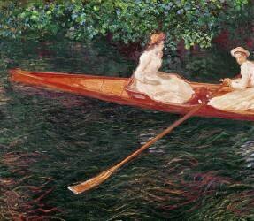 Canotage sur l'Epte (Claude Monet) - Muzeo.com