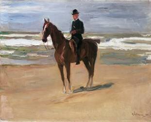 Cavalier sur la plage (Max Liebermann) - Muzeo.com