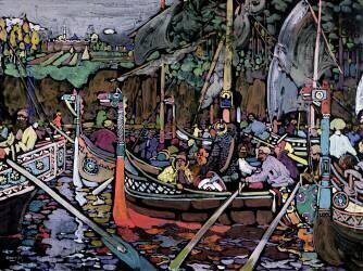 Chant de la Volga (Wassily Kandinsky) - Muzeo.com