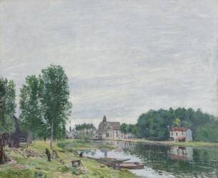 Chantier naval de Matrat (Alfred Sisley) - Muzeo.com