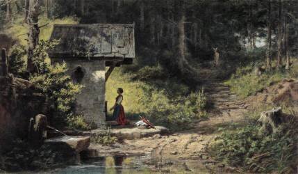 Chapel in the Woods (Carl Spitzweg) - Muzeo.com