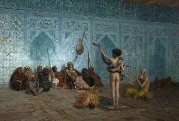 Charmeur de serpents (Jean-Léon Gérôme) - Muzeo.com