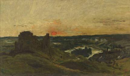 Château-Gaillard, les Andelys (Eure) (Charles-François Daubigny) - Muzeo.com