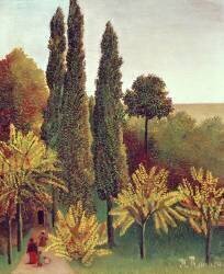 Chemin au Parc des Buttes-Chaumont, Paris (Henri Rousseau) - Muzeo.com