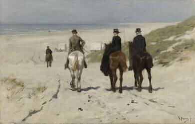 Chevauchée Matinale sur la Plage (Anton Mauve) - Muzeo.com